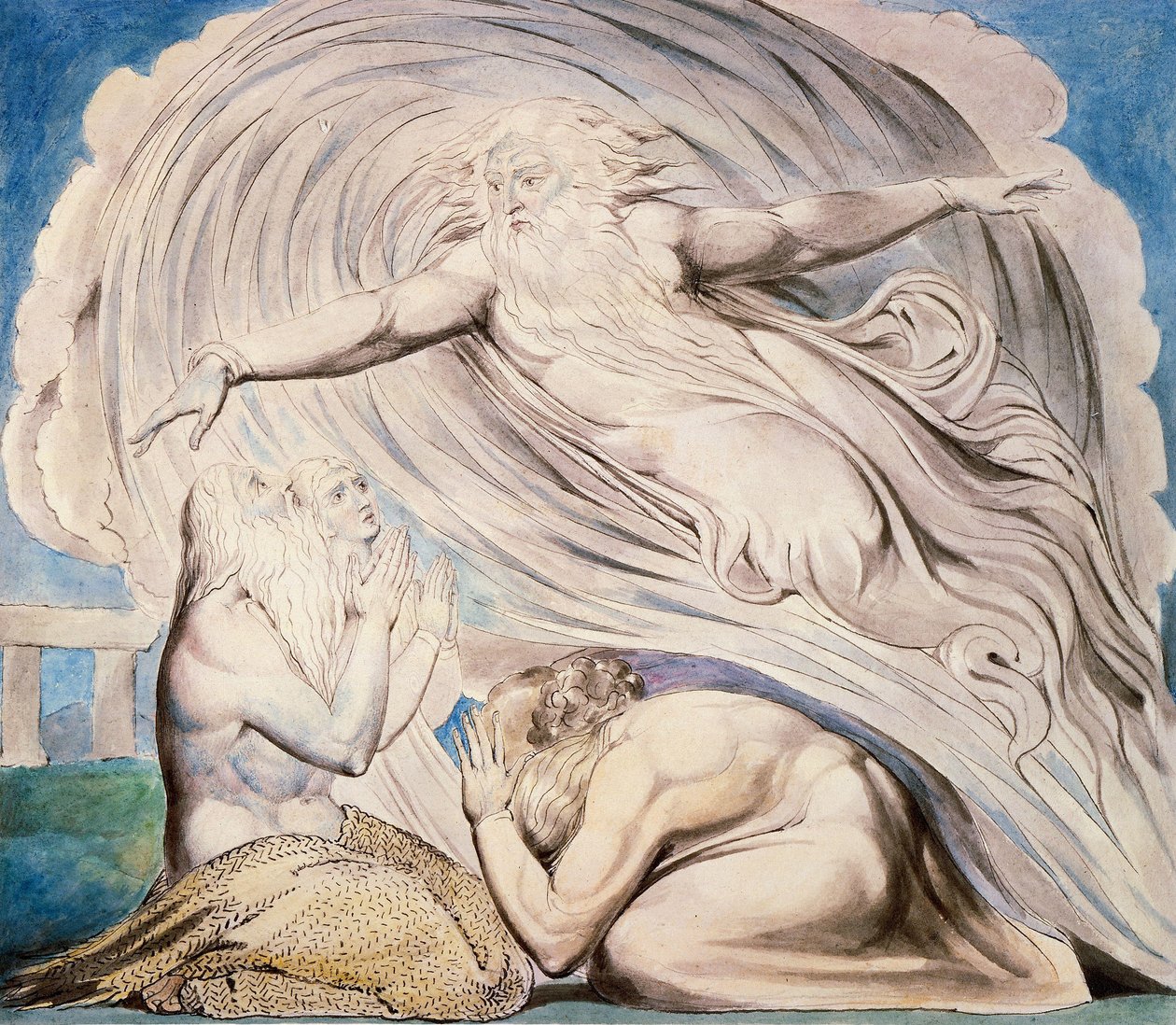 Herren svarer job ud af hvirvelvinden af William Blake