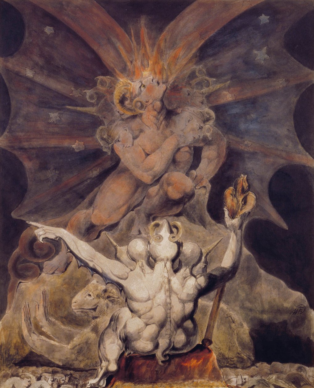 Dyrets nummer er 666 af William Blake