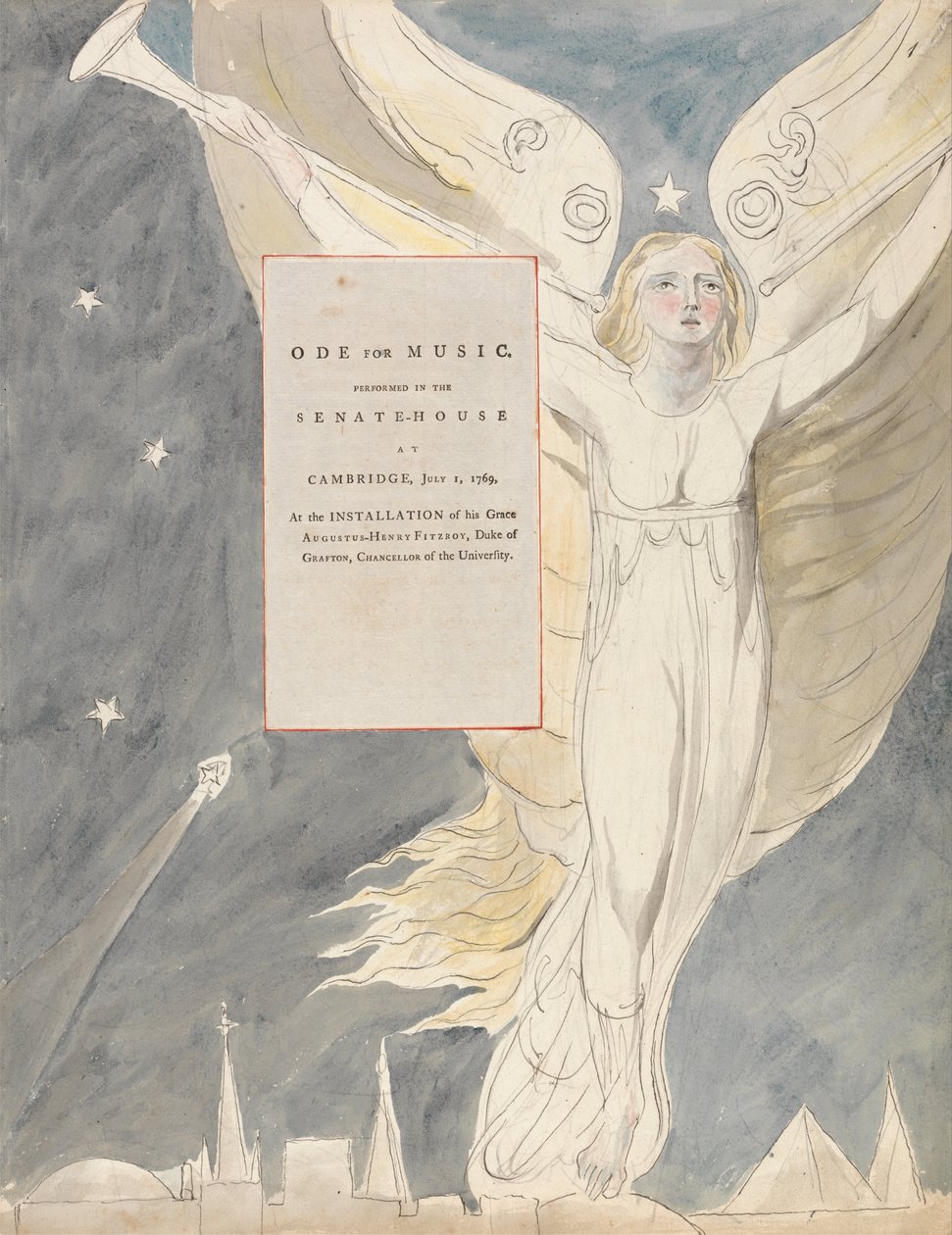 The Gray of Thomas Gray, Design 93, af William Blake