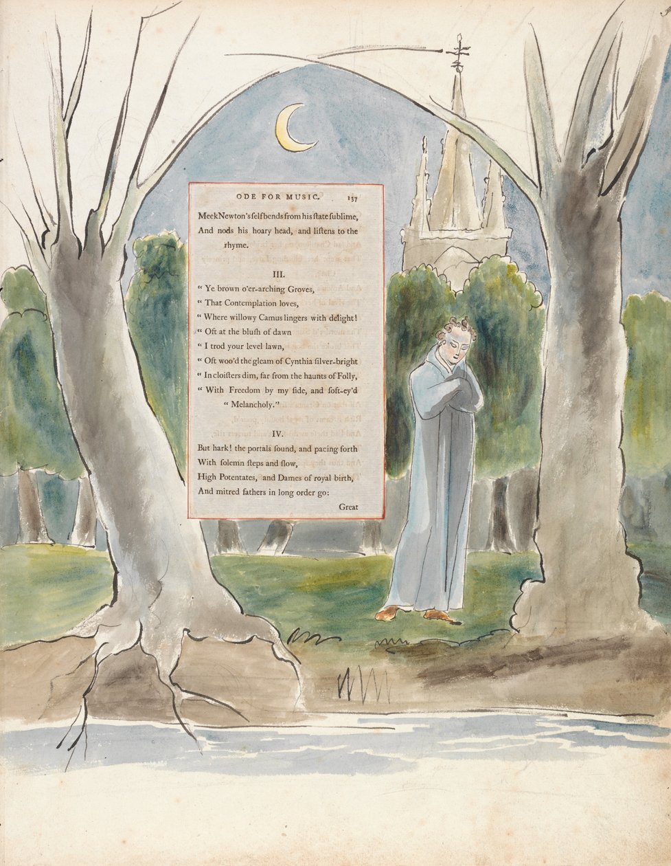 The Gray of Thomas Gray, Design 97, af William Blake