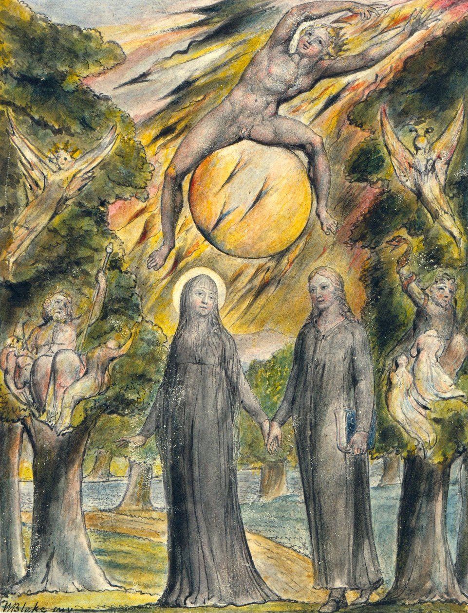 Solen i hans vrede af William Blake