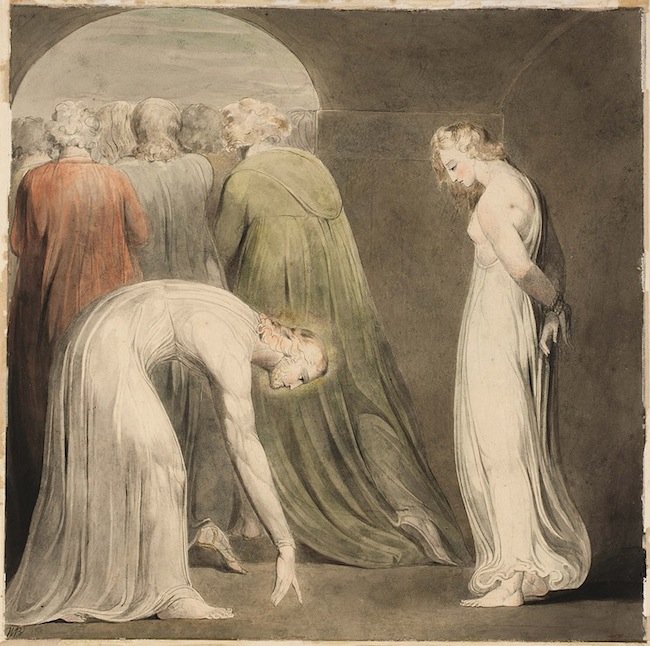Kvinden taget i ægteskabsbrud af William Blake