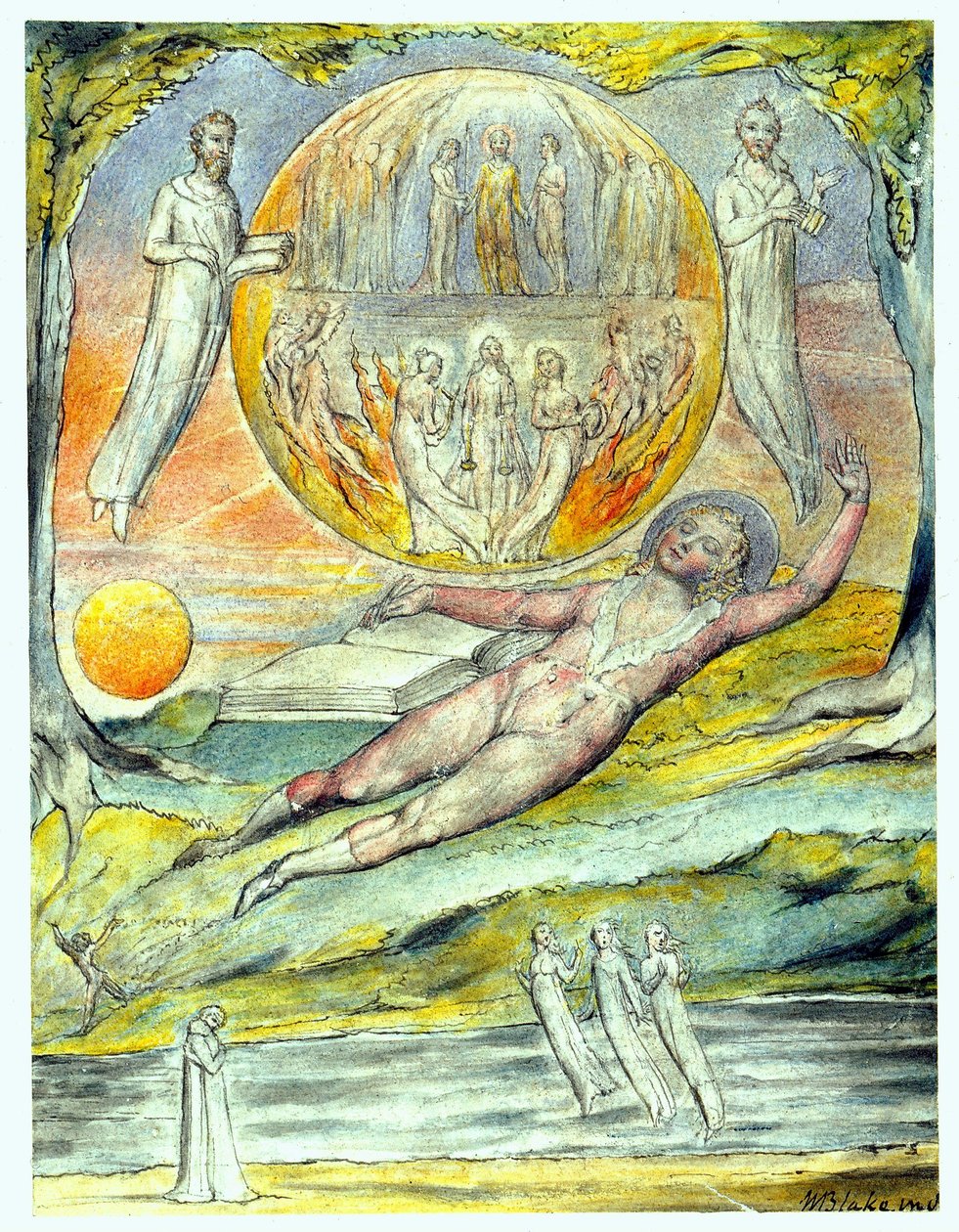 De ungdommelige digtere drømmer af William Blake