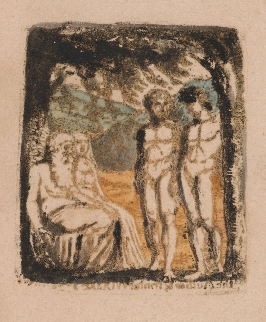 There Is No Natural Religion, Plate 1, Frontispiece (Bentley a1) af William Blake