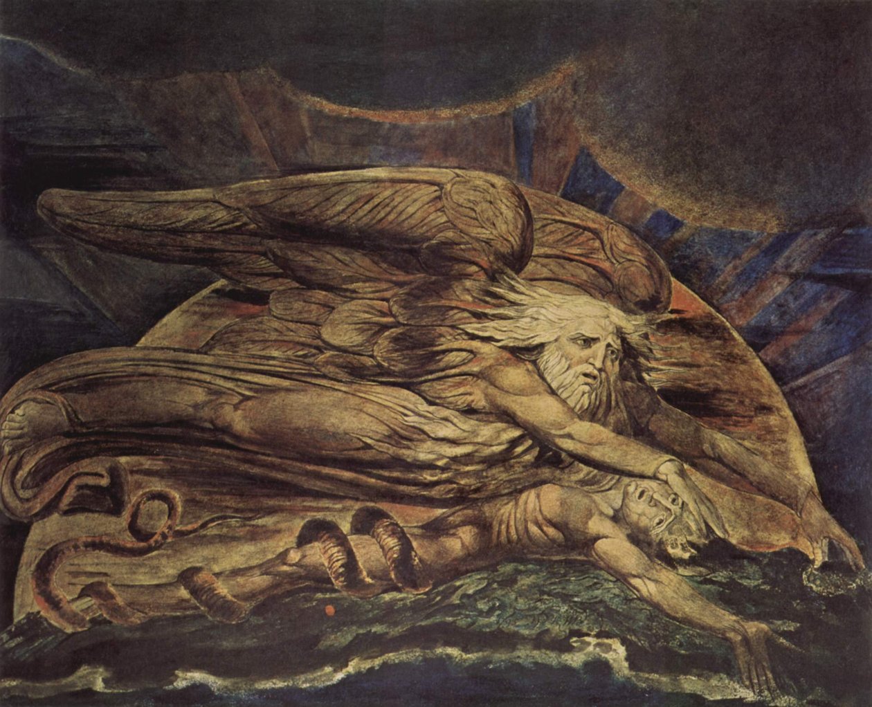 Og Elohim skabte Adam af William Blake