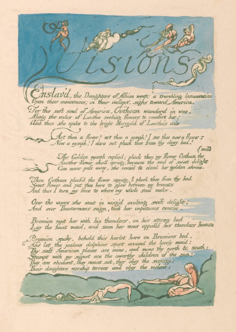 Visioner fra Albions døtre, plade 4, Visioner af William Blake