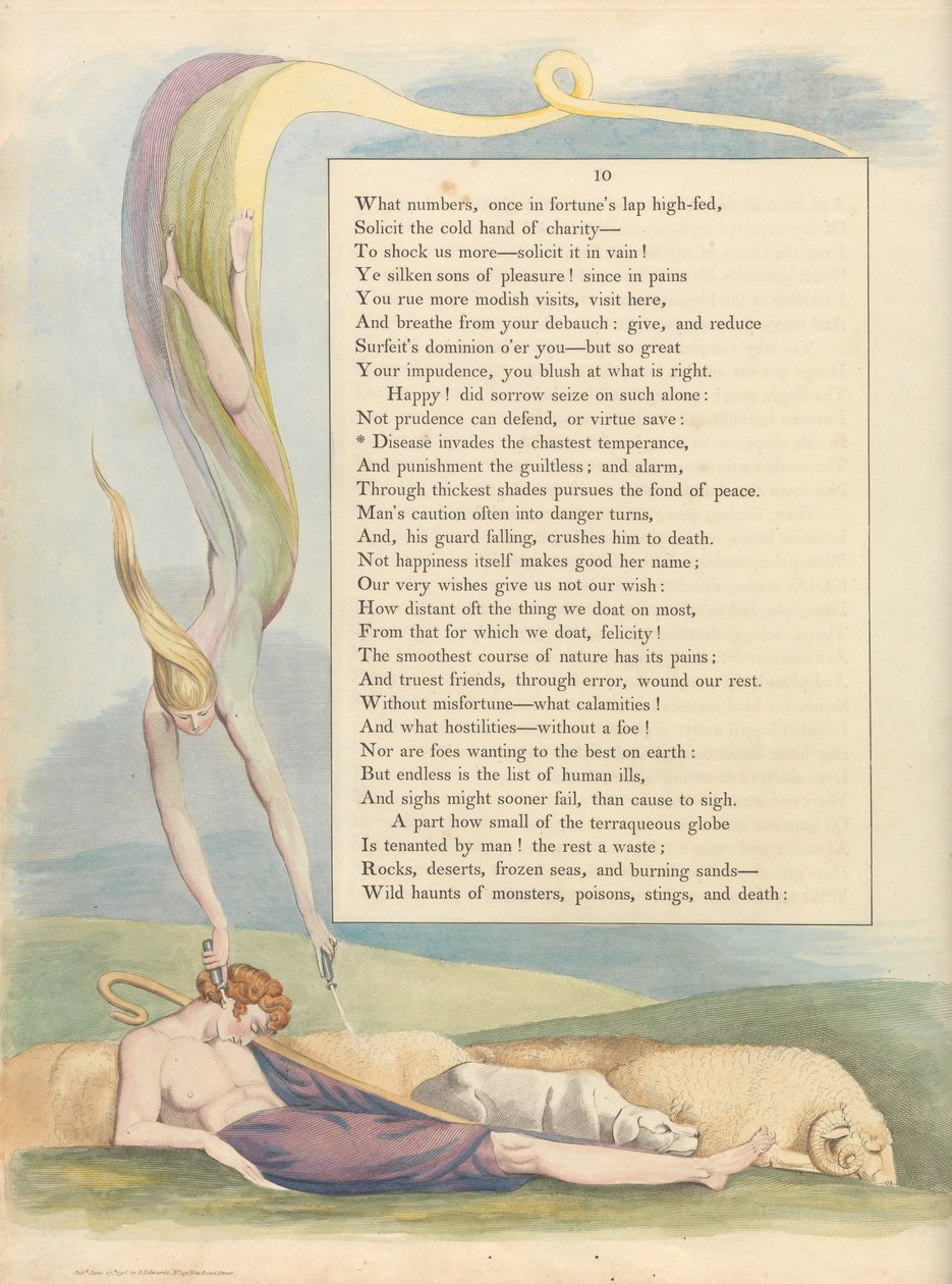 Youngs Night Tanker, Side 10, af William Blake