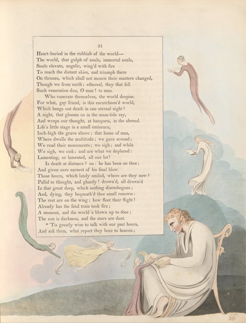 Youngs Night Tanker, Side 31, Det er meget klogt at tale med vores tidligere timer af William Blake