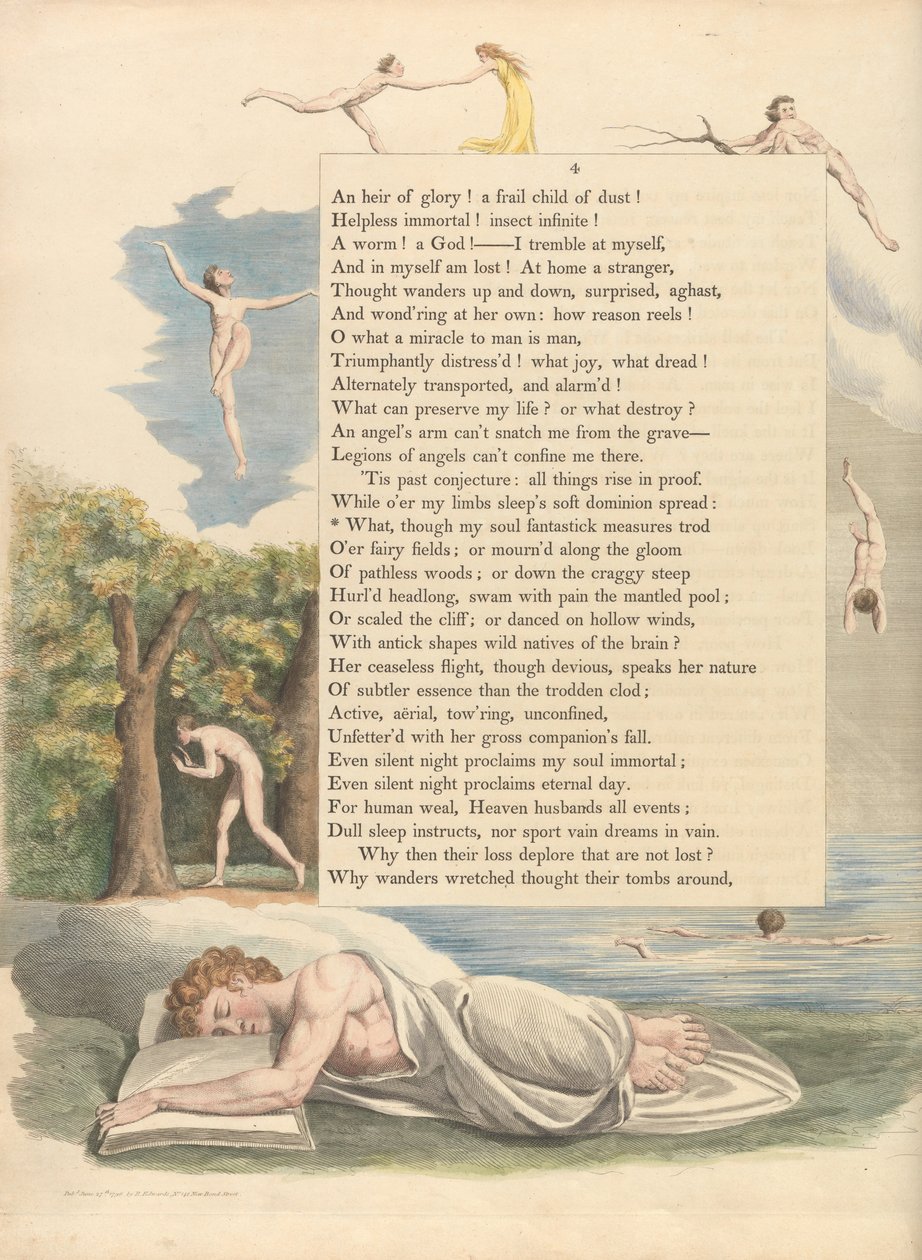 Youngs Night Tanker, Side 4, Hvad, selvom min sjæl fantastick måler trod af William Blake