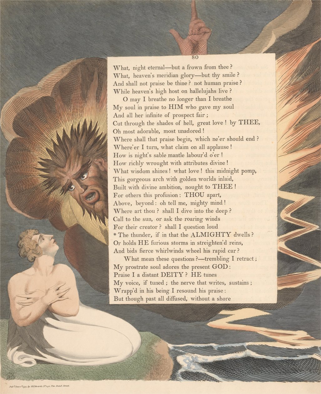 Youngs Night Tanker, Side 80, The Thunder If in That the Almighty bor af William Blake