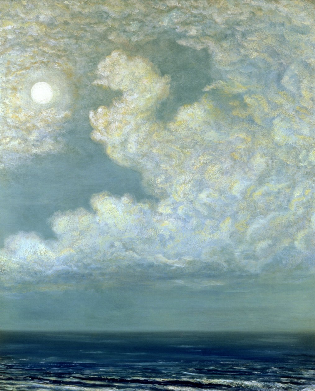 Hav og skyer af William Blake Richmond