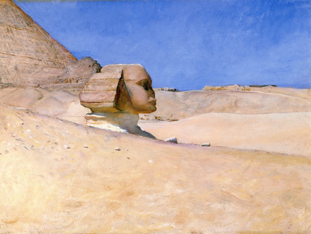 Sfinksen ved middagstid om sommeren, ca. 1885 af William Blake Richmond