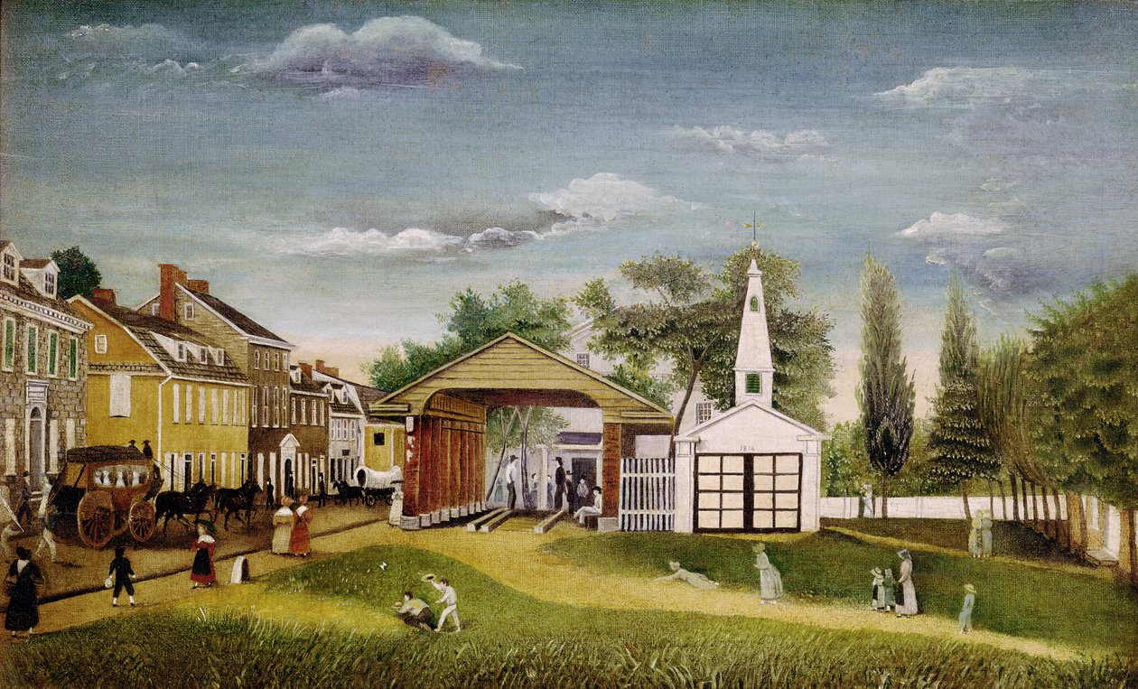 Market Square, Germantown, Pennsylvania af William Britton