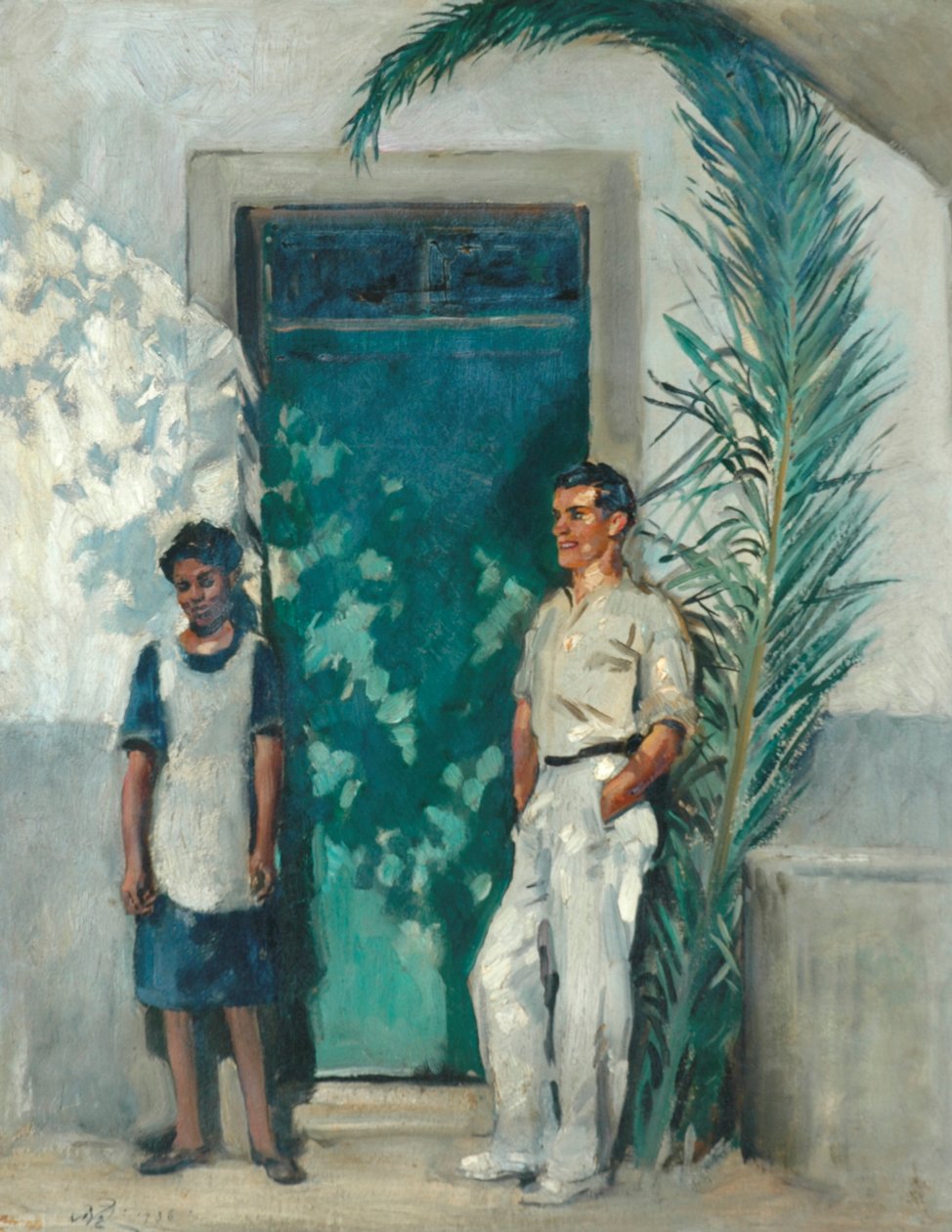 Samtalestykke, Madeira, 1936 af William Bruce Ellis Ranken