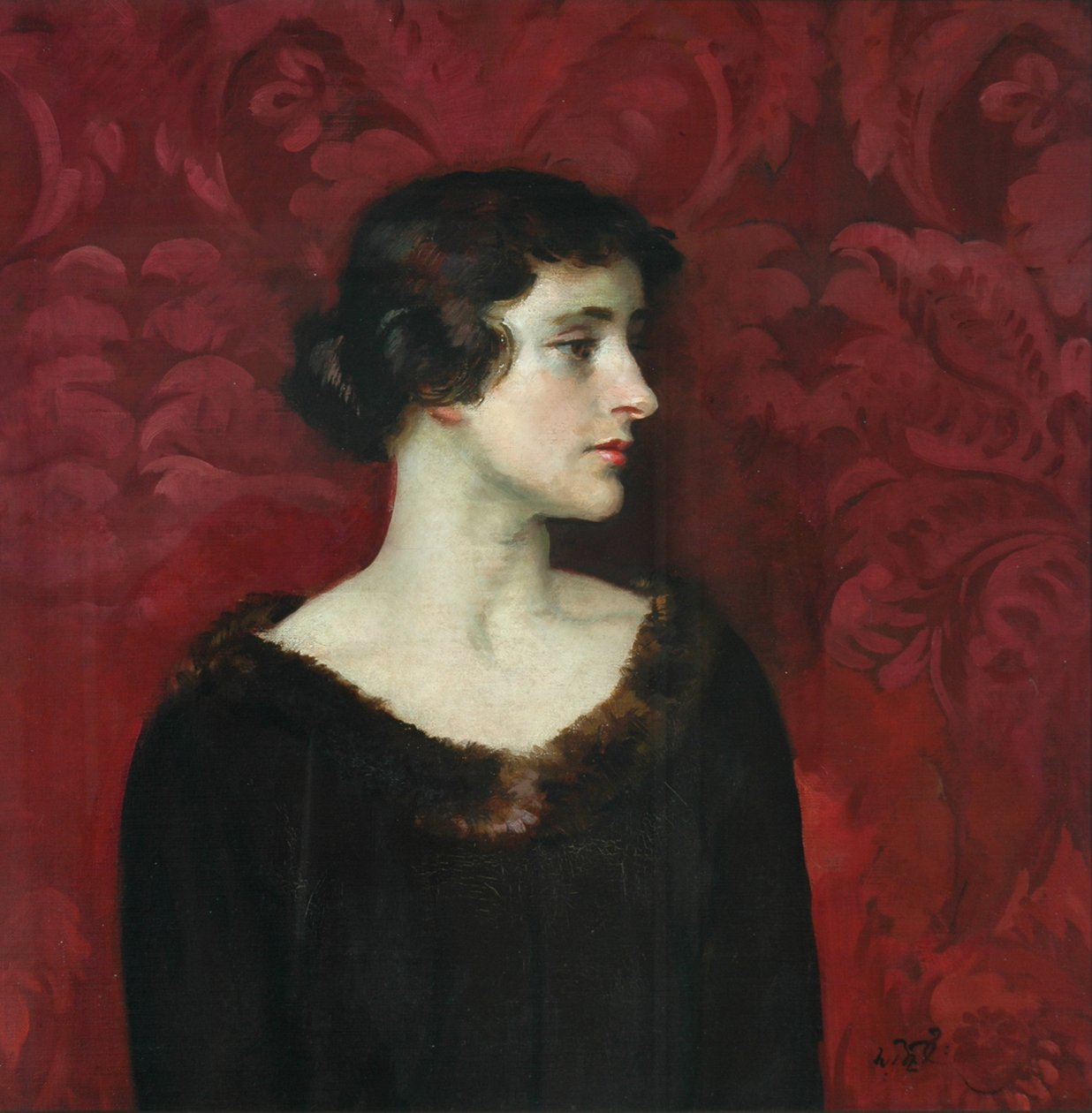 Kvinde i brunt af William Bruce Ellis Ranken
