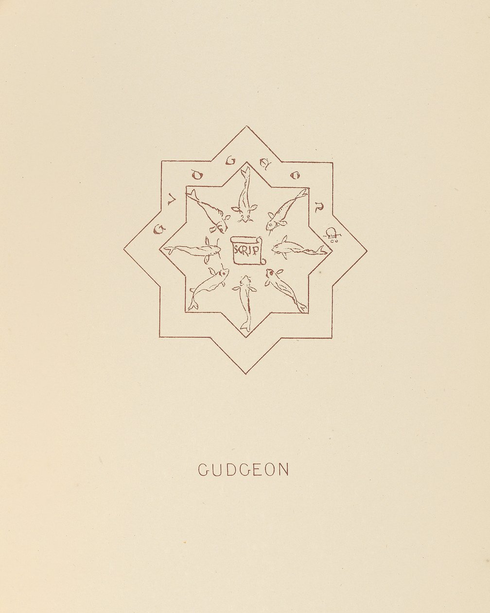 Gudgeon, 1878 af William Burges