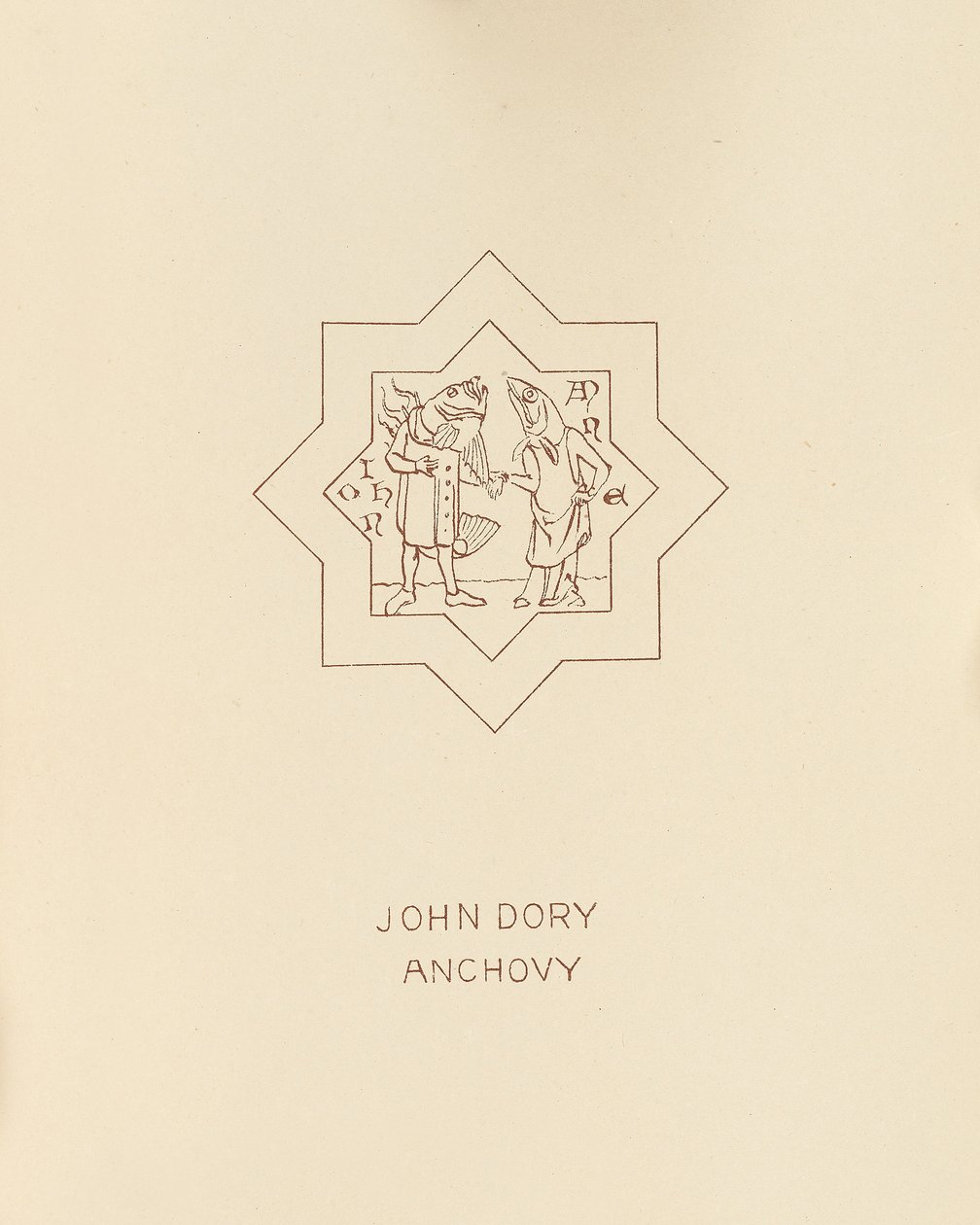 John Dory, Ansjos, 1878 af William Burges