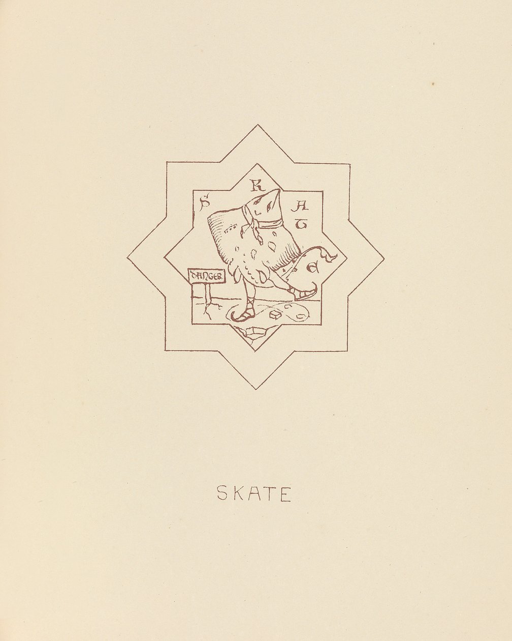Skøjte, 1878 af William Burges