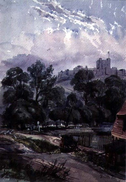 Dover Castle af Henry William Burgess