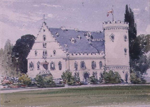 Souvenirs fra Rosenau, fødestedet for H.K.H. Prinsgemalen, Dronning Victorias ægtemand af William Callow