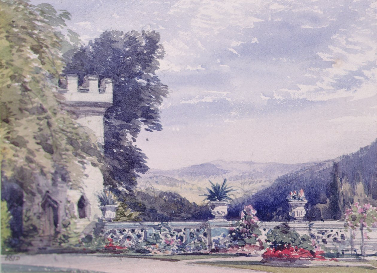 Souvenirs fra Rosenau, fødestedet for H.K.H. Prinsgemalen, Dronning Victorias ægtemand af William Callow