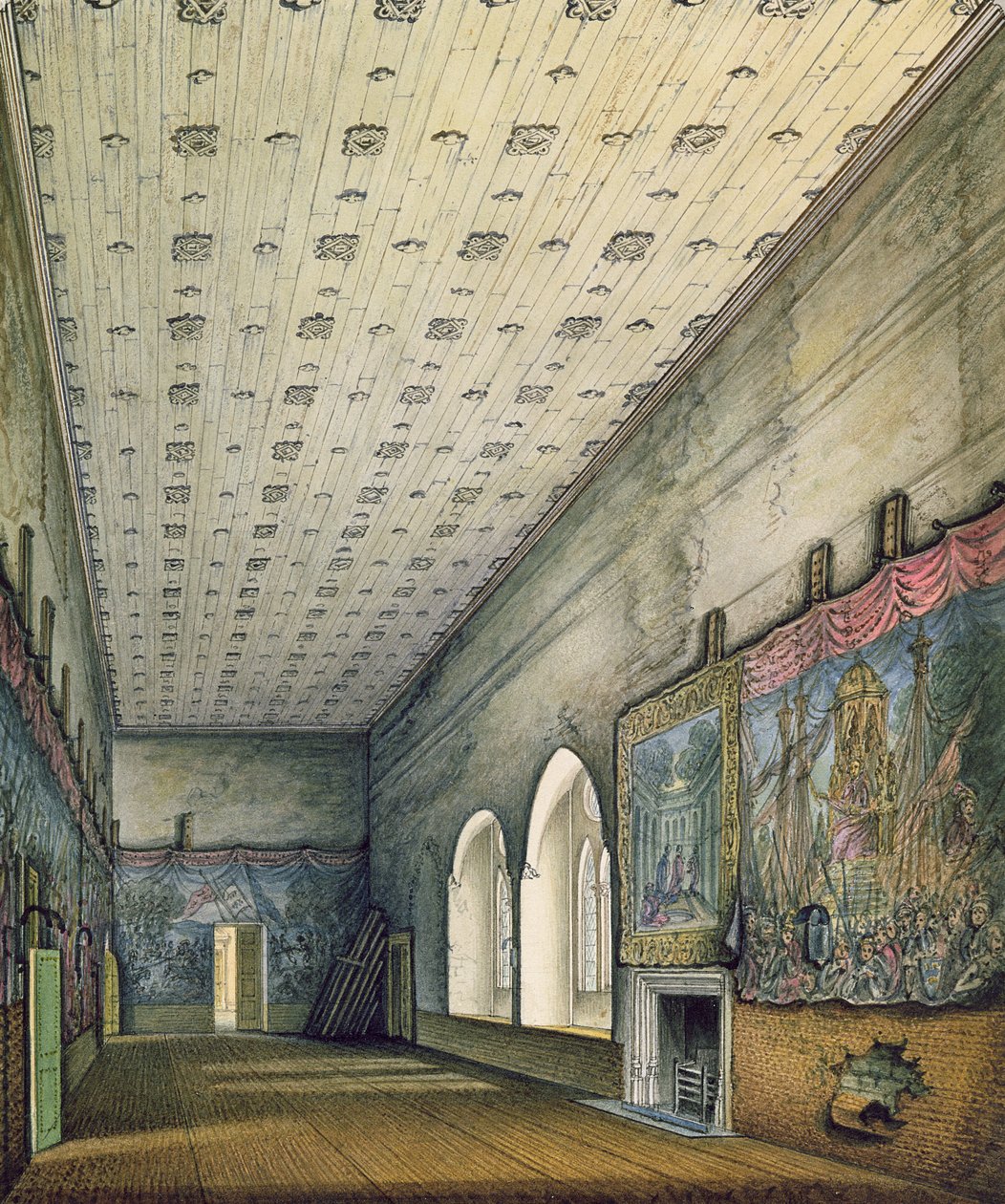 Westminster Palace Chamber, ca. 1817 af William Capon