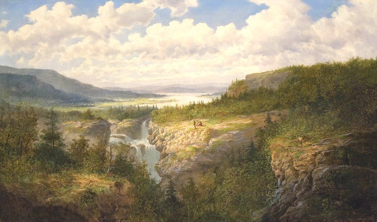 Falls of Tamahaka, Cherokee County, North Carolina af William Charles Anthony Frerichs