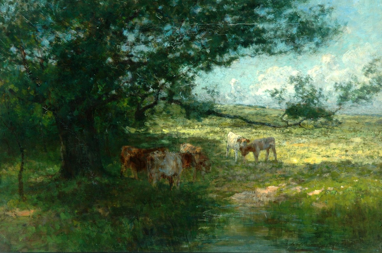På Engene, Aften af William Westall