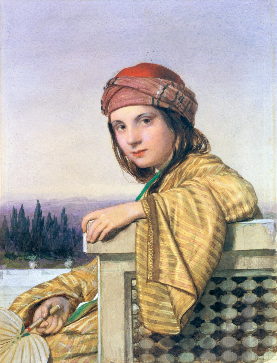 Portræt af en tyrkisk pige, 1864 af William Dobson