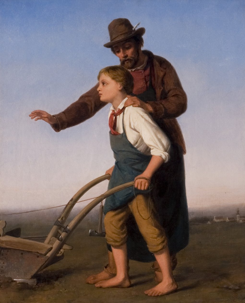 Træn et barn op på den måde, han burde gå, ca. 1861 af William Dobson