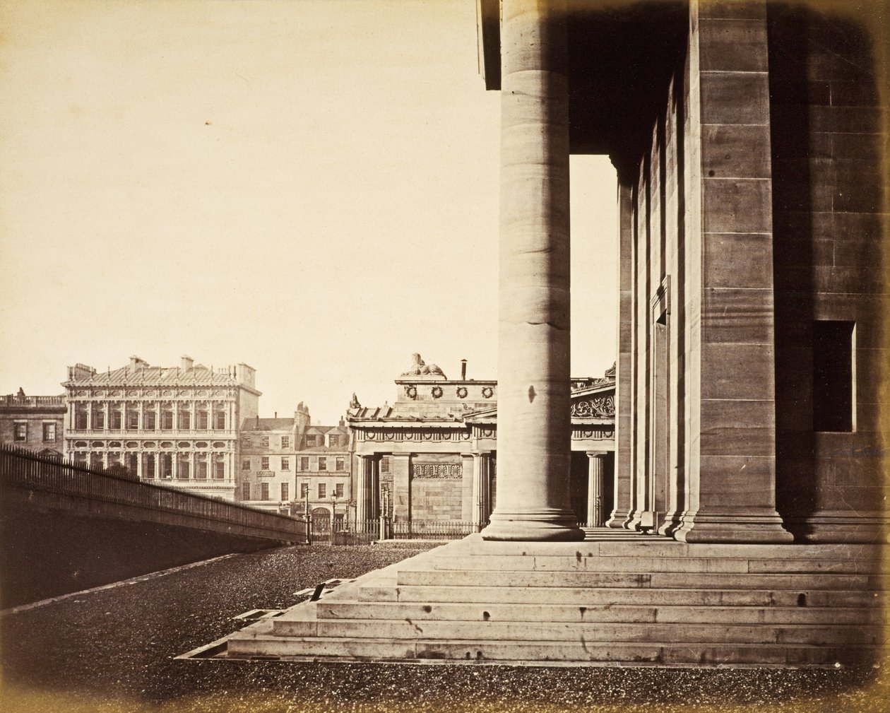 Nationalgalleriet og Royal Institution (Royal Scottish Academy), Edinburgh af William Clark