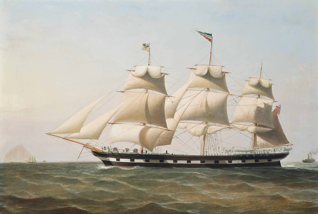 Det fuldriggede skib af William Clark