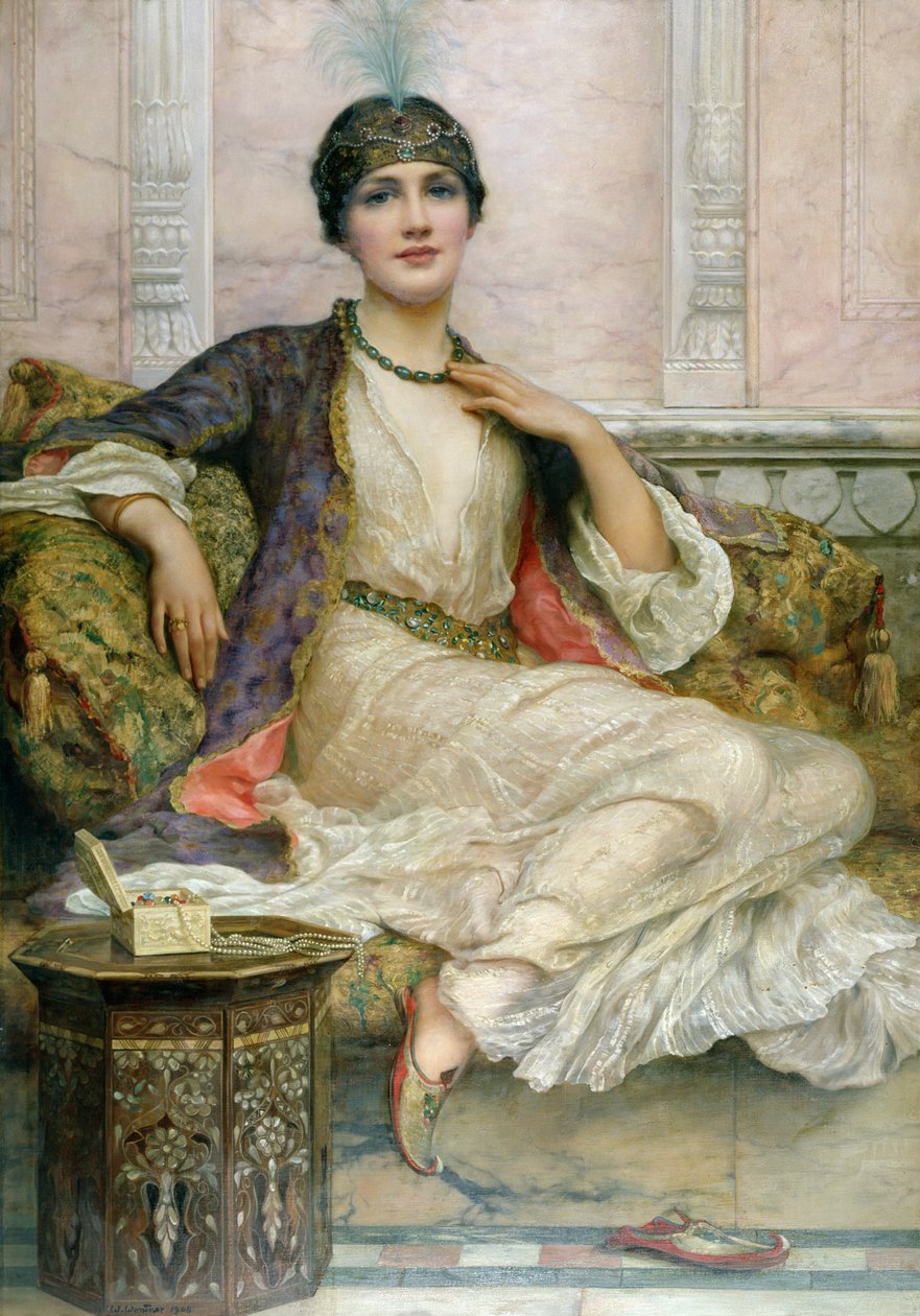 Jade-halskæden, 1908 af William Clark Wontner