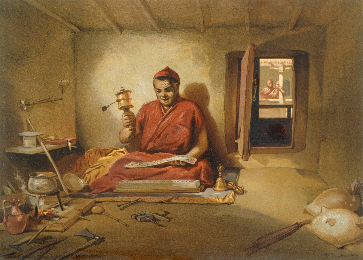 En buddhistisk munk, fra 
