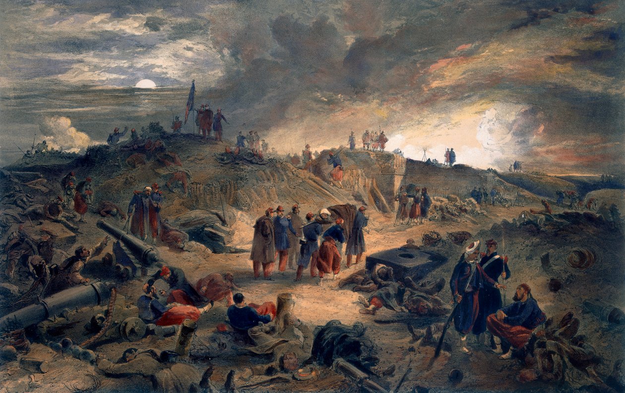 Interiør af Malakoff, tallerken fra 