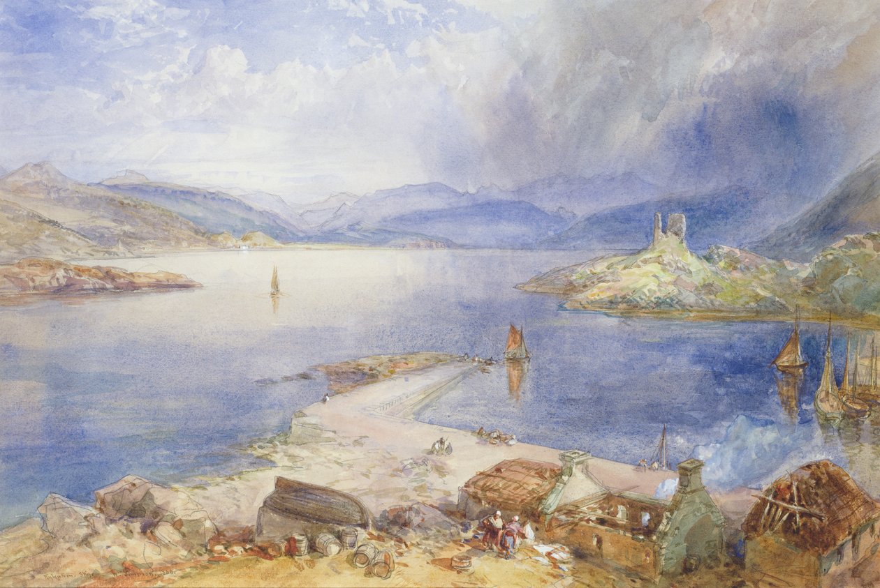 Kyleakin, Skye, 1866 af William Crimea Simpson
