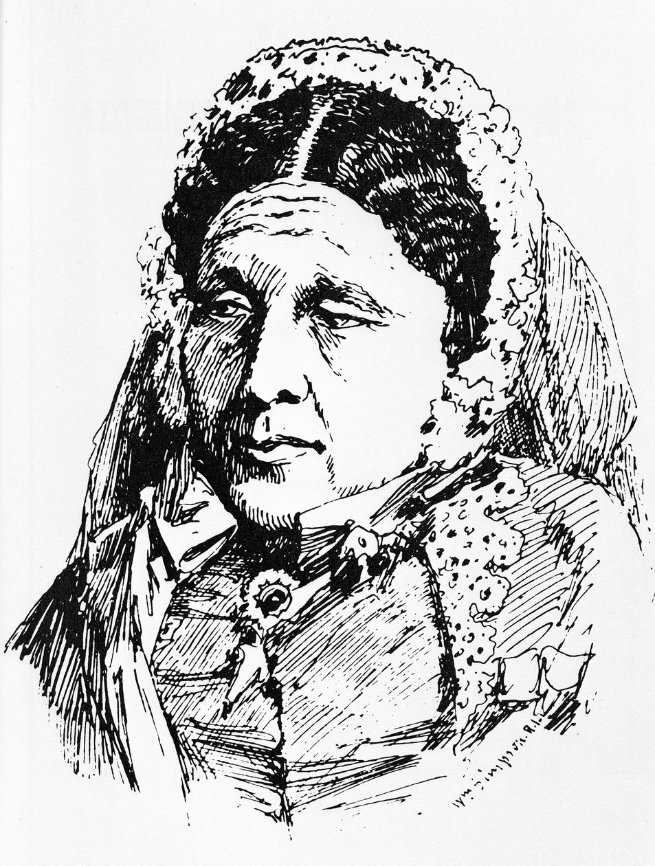 Portræt af Mary Seacole (1805-81) af William Crimea Simpson