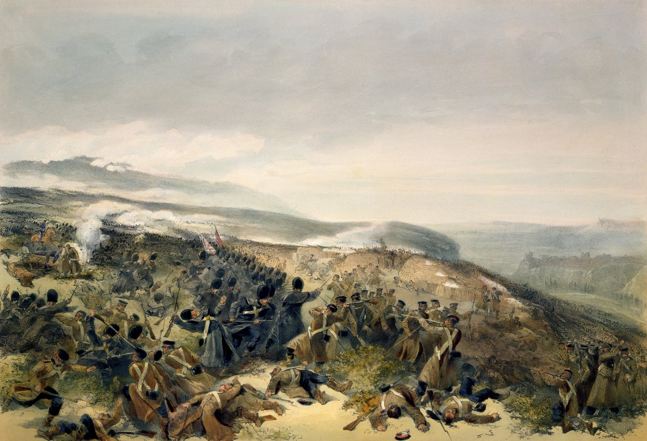 Second Charge of the Guards at Inkerman, 5. november 1854, plade fra 