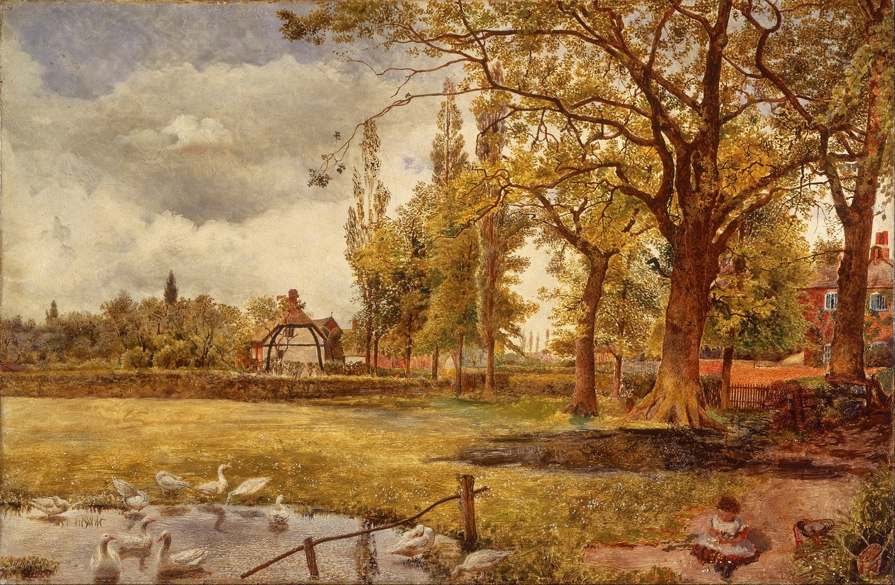 I Hale, Lancashire af William Davis
