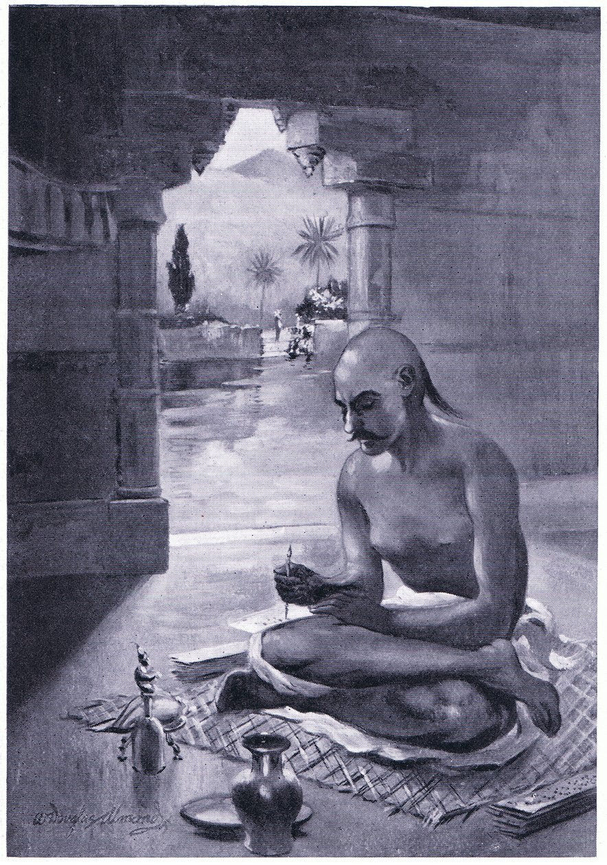 Kalidasa beskriver "Skybuddet" 375 e.Kr. af William Douglas Almond