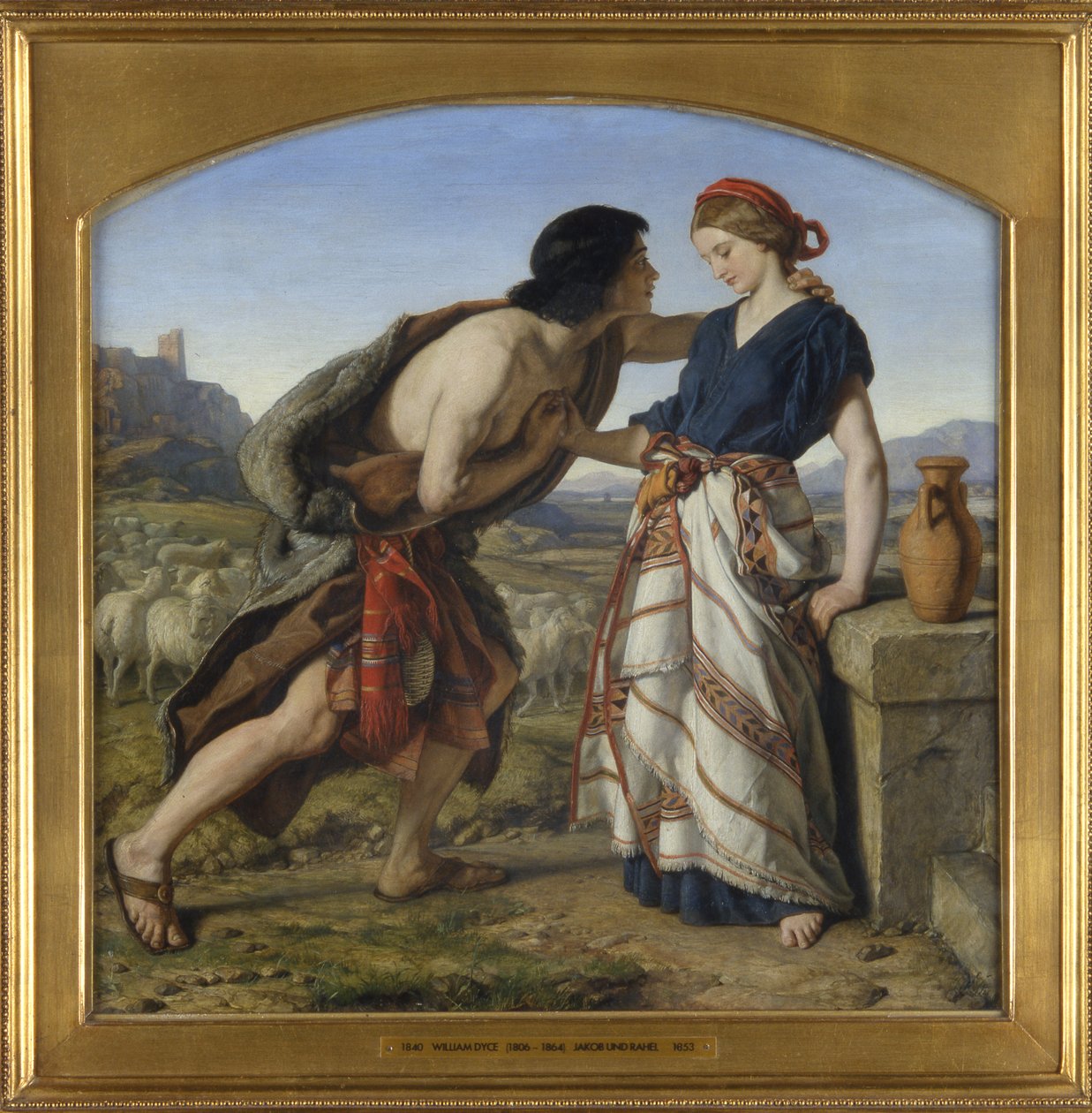 Mødet mellem Jakob og Rachel, 1853 (se 141377) af William Dyce