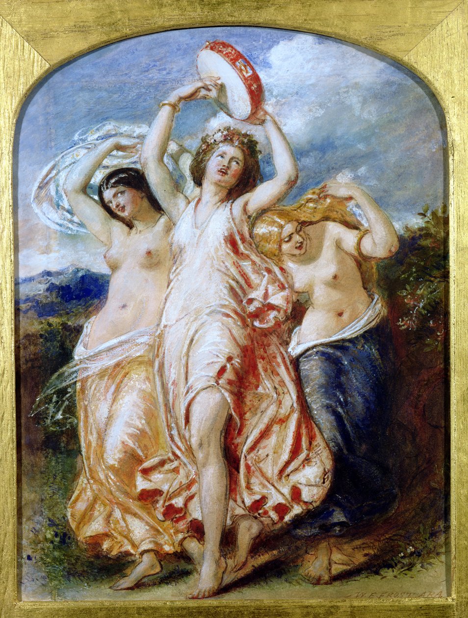 Bacchantes, ca. 1850 af William Edward Frost