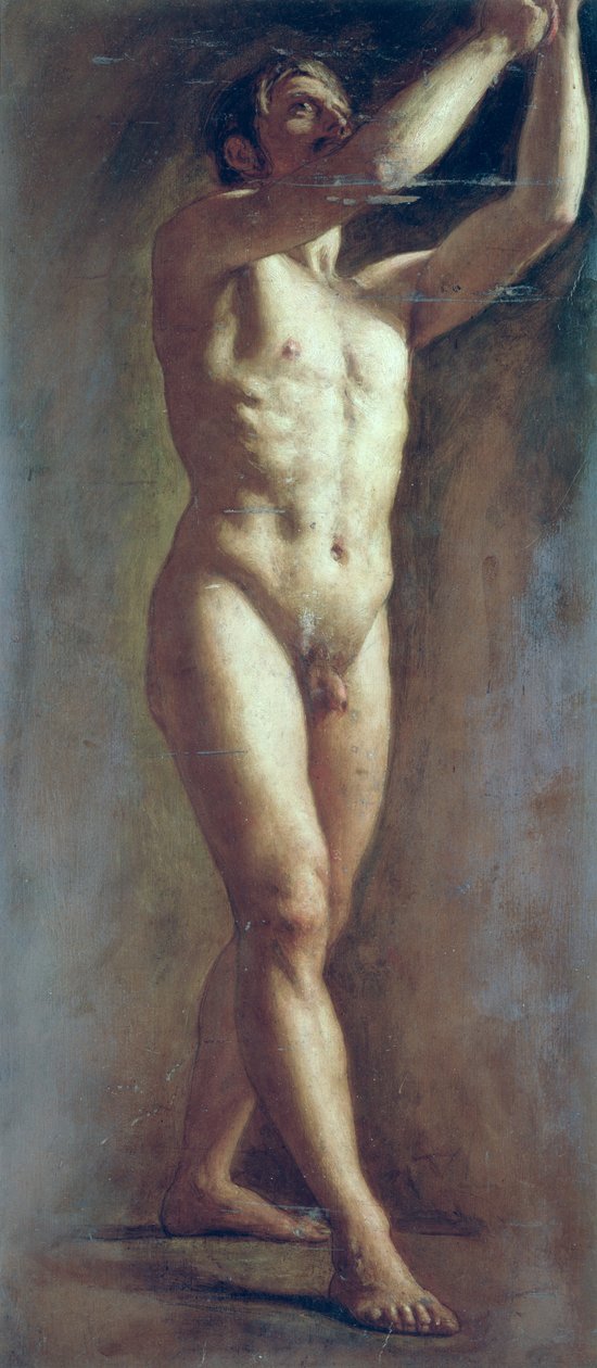 Livsstudie af den mandlige figur af William Edward Frost
