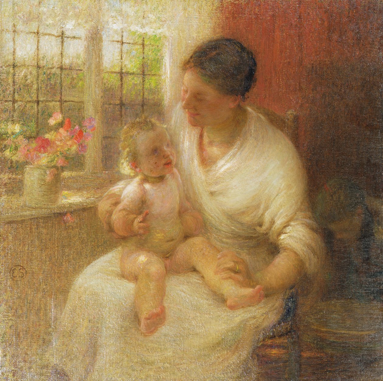 A Cottage Madonna, 1907 af William Edward Stott