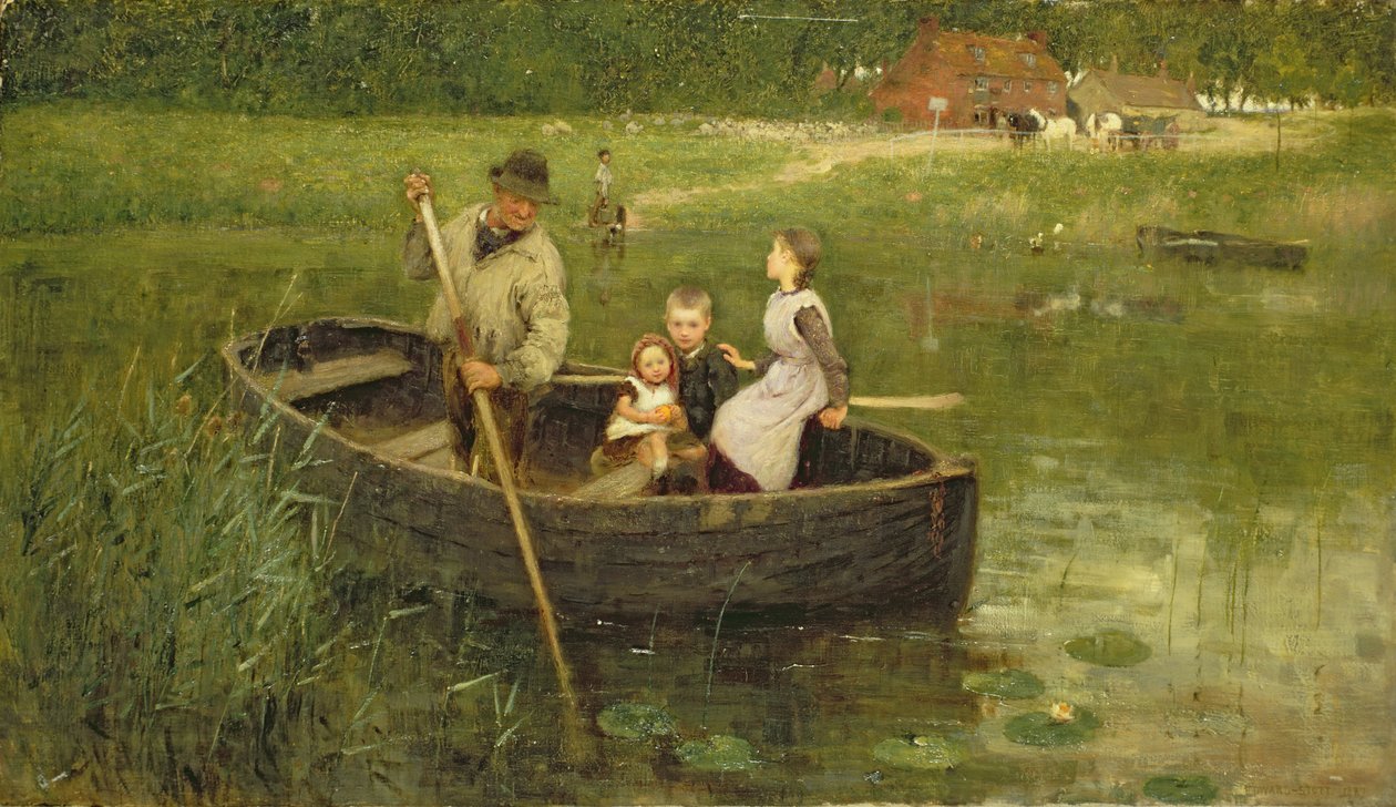 Færgen af William Edward Stott