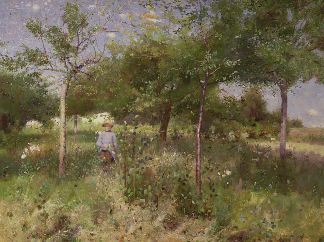 De høje græsser, 1883 af William Edward Stott