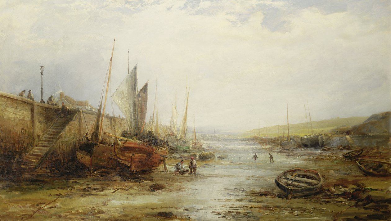 Peel Havn, ca. 1890 af William Edward Webb
