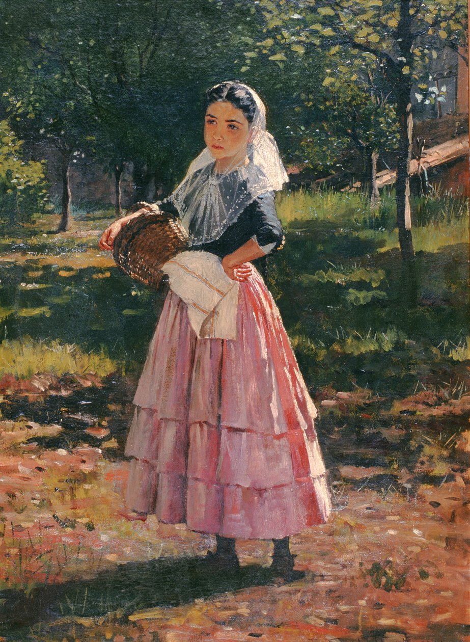 Den spanske pige, 1875 af William Ewart Lockhart