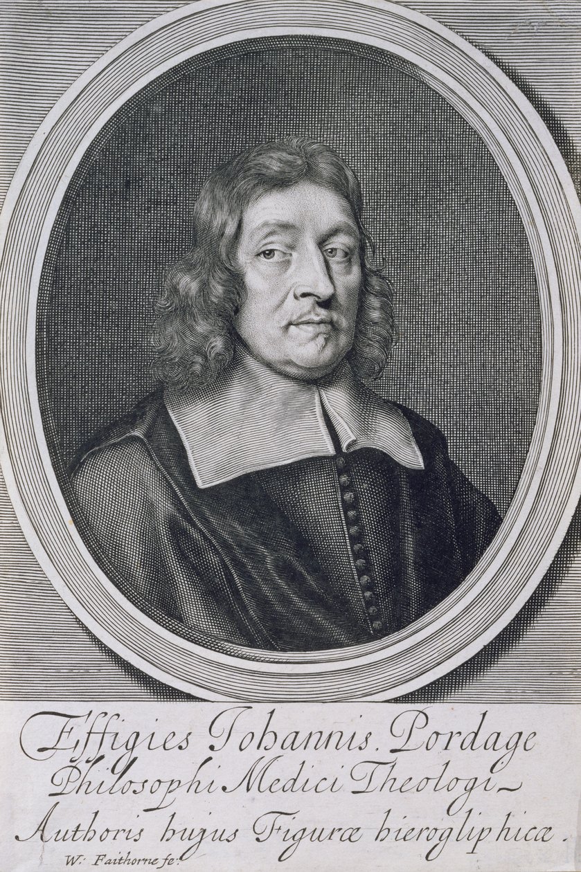 Portræt af John Pordage (1608-98) af William Faithorne