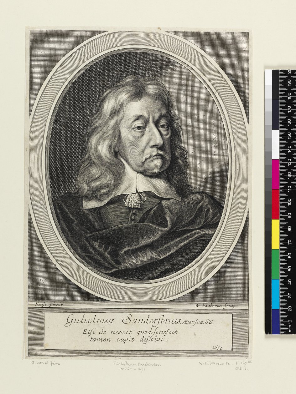 Sir William Sanderson, 1658 af William Faithorne